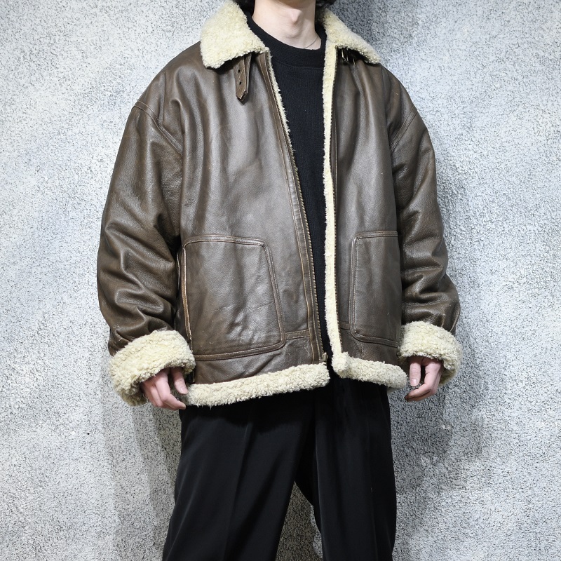 special Wilsons B-3 type reversible leather jacket