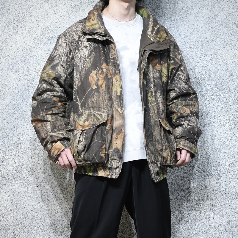 Cabela's real tree camo fake suede jacket