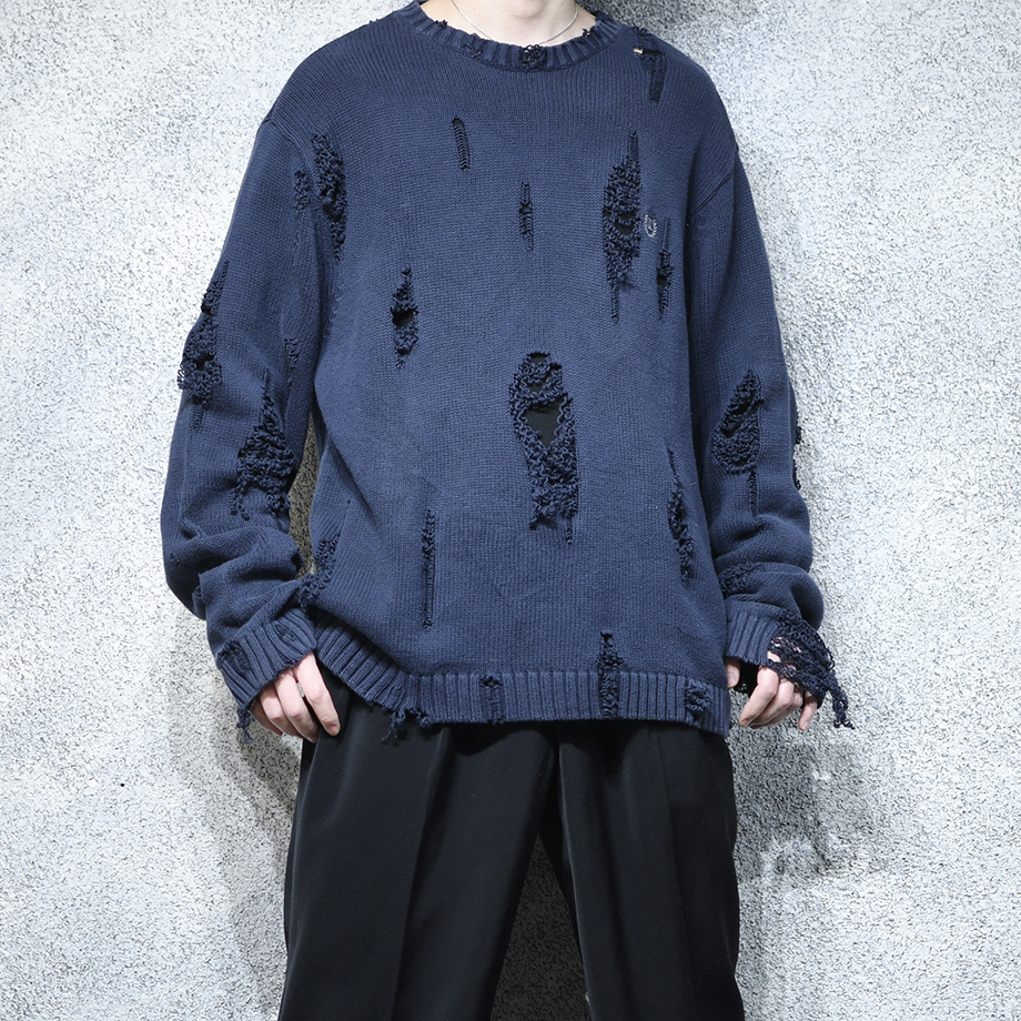 custom boro CHAPS cotton knit