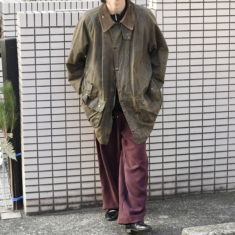 93's BARBOUR GAMEFAIR C46 oiled jacket