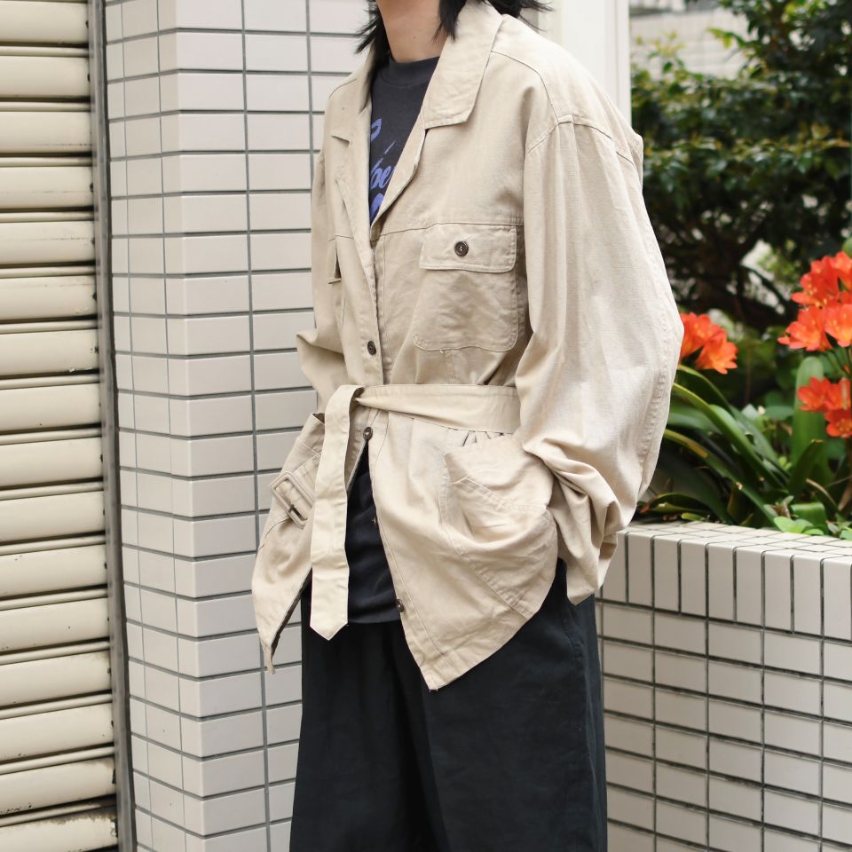 QUEEN SIZE linen tracker jacket