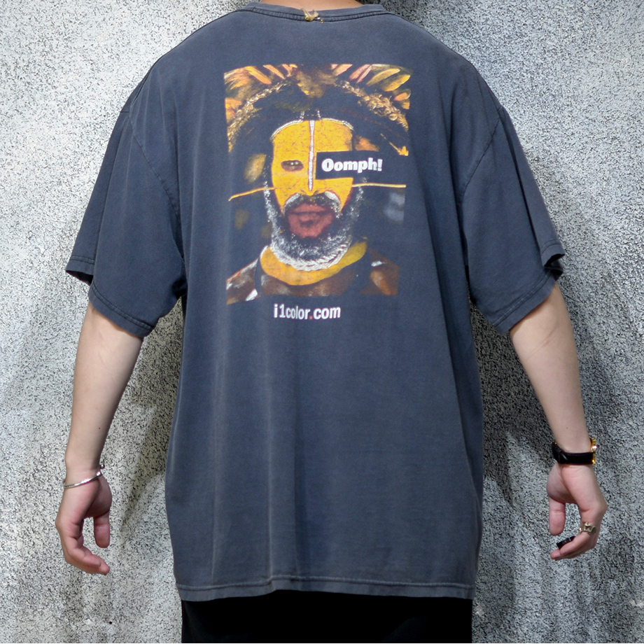 fade graphic print tee