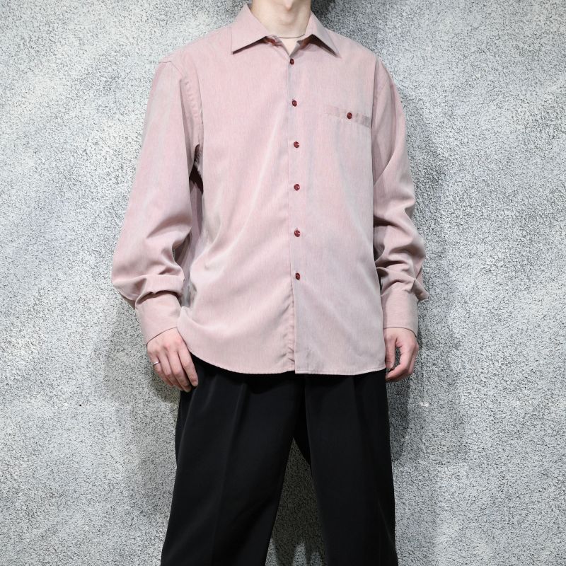 marbled meat pink shirt